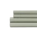 D2D Technologies Signet 300 Thread Count Solid Sateen Sheet Set; Sage - California King Size D221182
